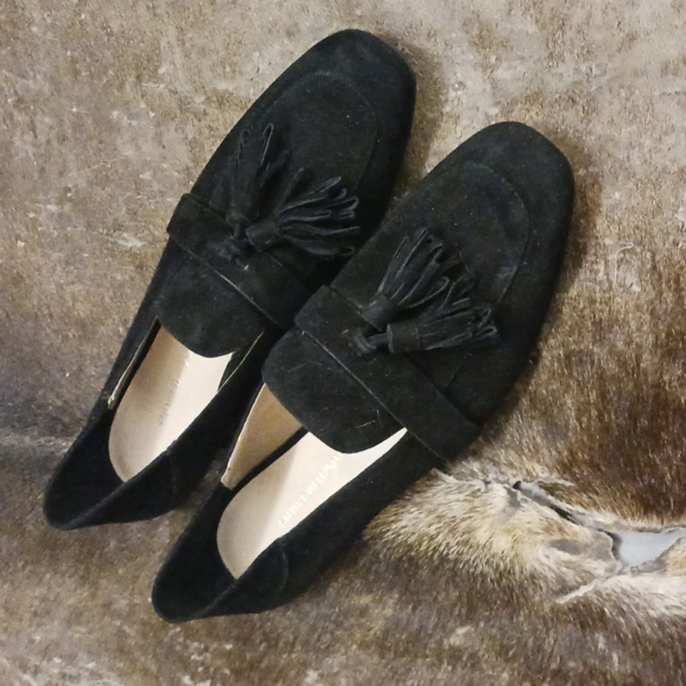 Stewart Weitzman black women's loafers size 7.5